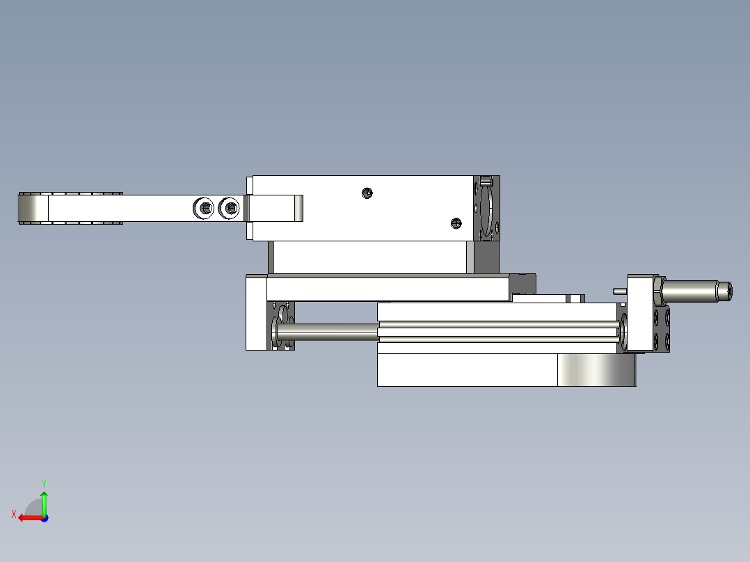 TX-007-摆杆机构后视图