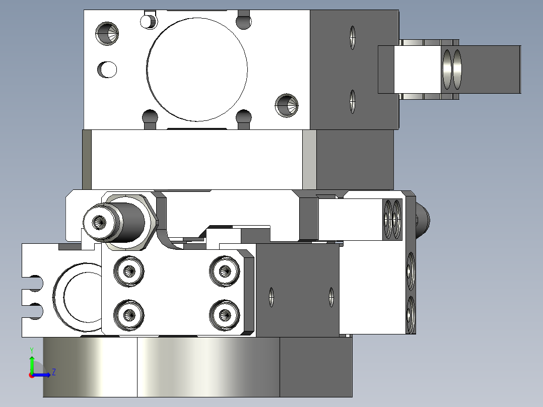TX-007-摆杆机构左视图