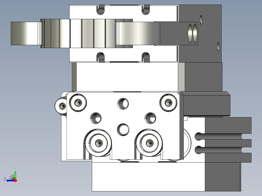 TX-007-摆杆机构右视图
