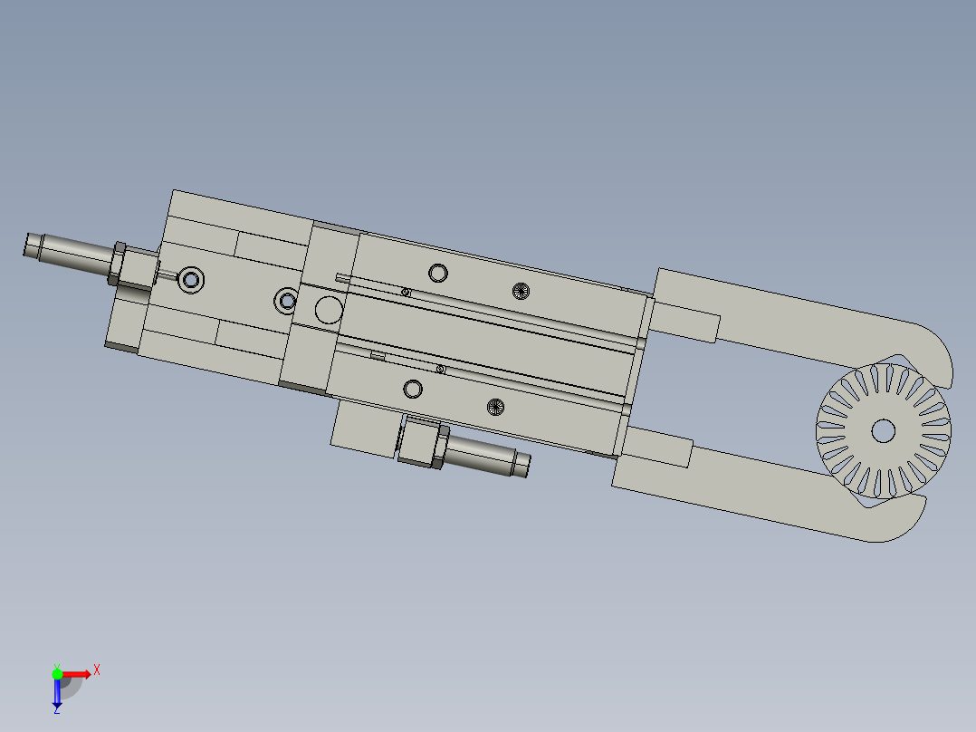 TX-007-摆杆机构俯视图