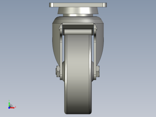 J03S-01D-100-662万向脚轮前视缩略图