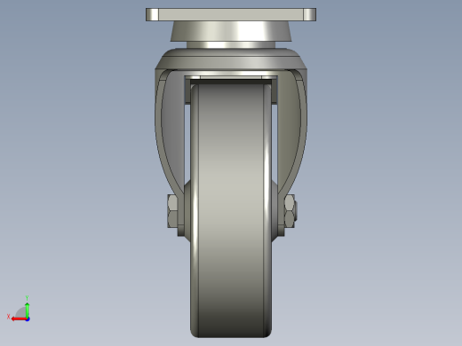 J03S-01D-100-662万向脚轮后视缩略图