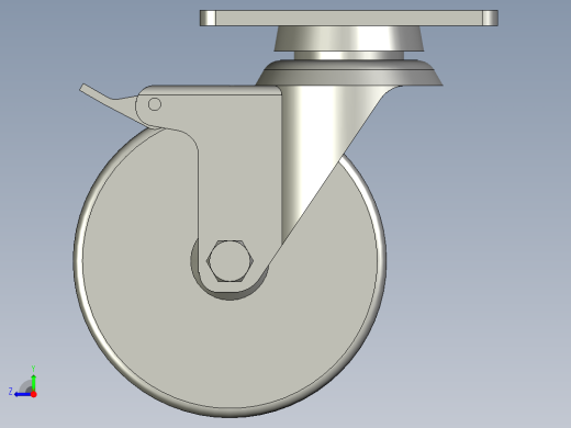 J03S-01D-100-662万向脚轮右视缩略图