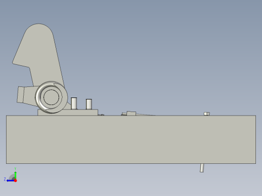 YK-ZCQ-00阻车器装配右视缩略图