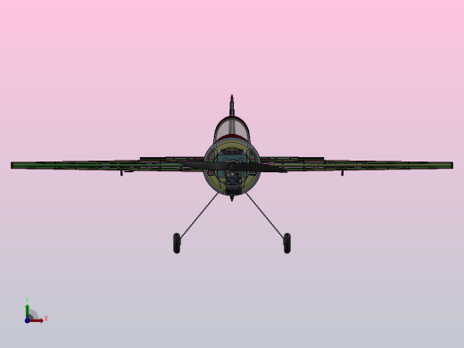 雅克55航模飞机前视缩略图