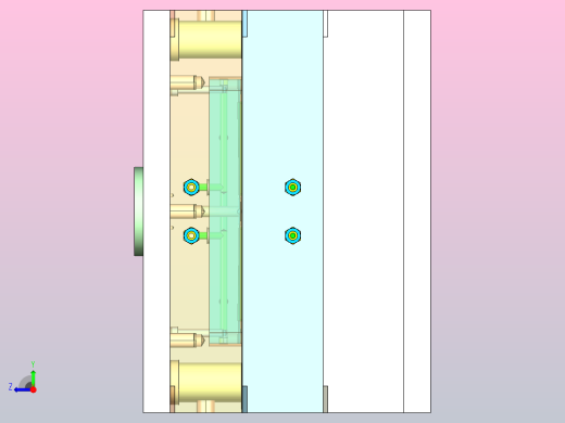 飞机尾翼配件注塑模具设计 3D+CAD+说明书右视缩略图