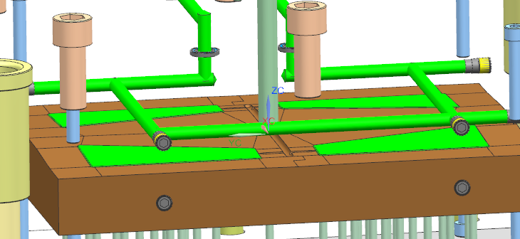 飞机尾翼配件注塑模具设计 3D+CAD+说明书