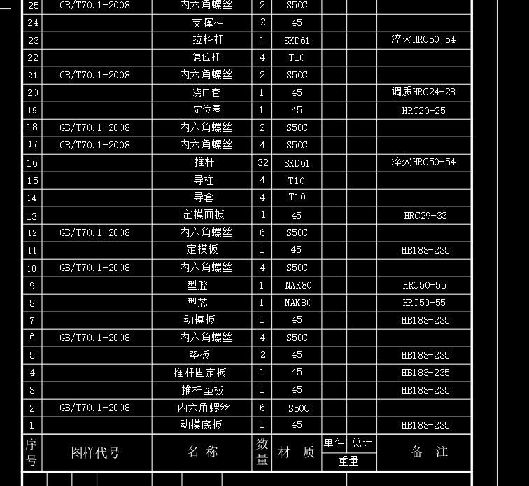 飞机尾翼配件注塑模具设计 3D+CAD+说明书