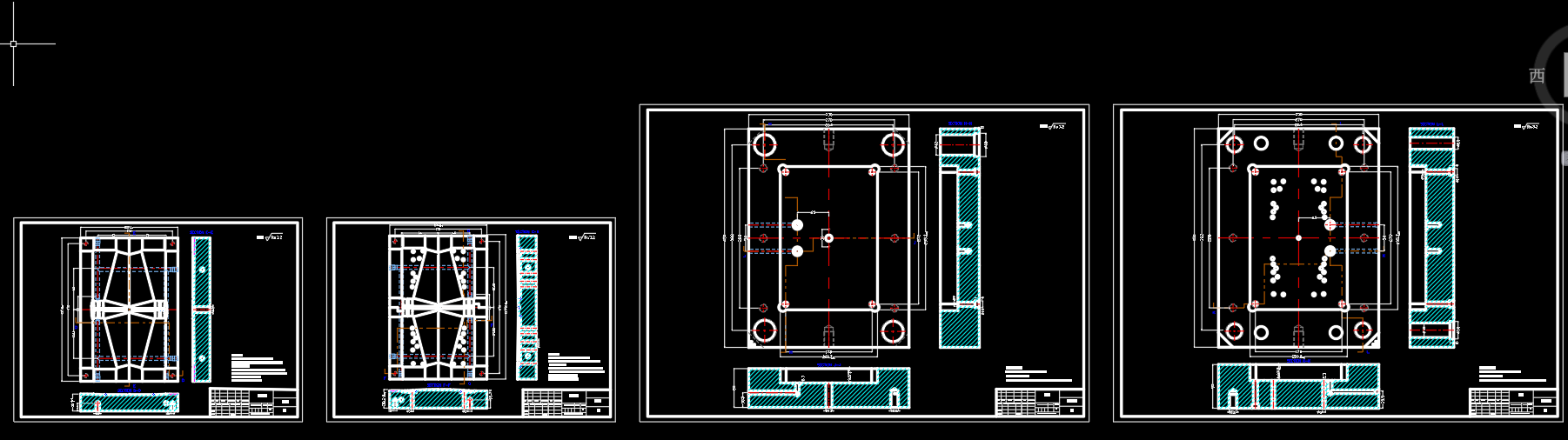 飞机尾翼配件注塑模具设计 3D+CAD+说明书