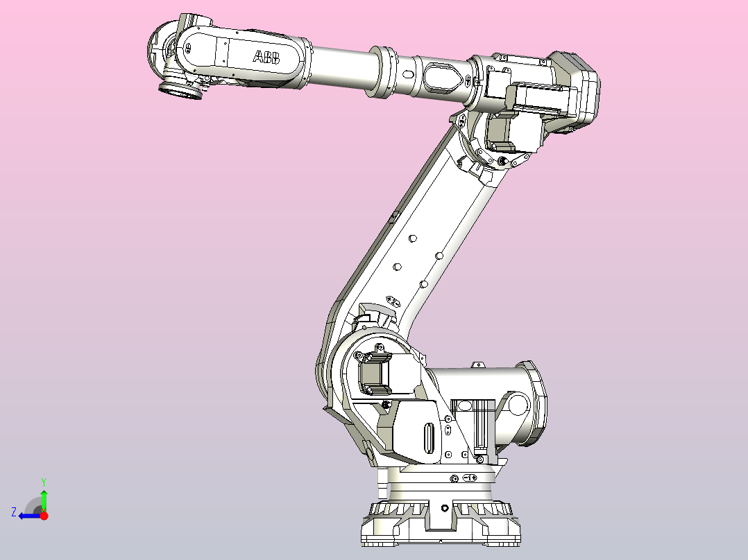 ABB机器人IRB 6700 3.2M米右视图