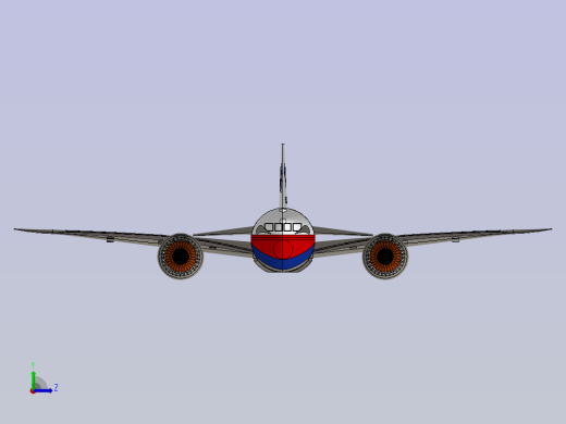 波音MH370左视缩略图