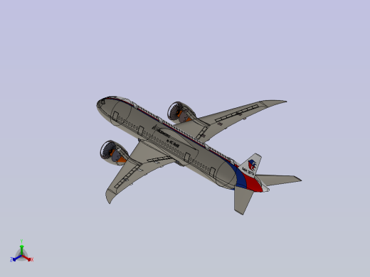 波音MH370正等轴测缩略图