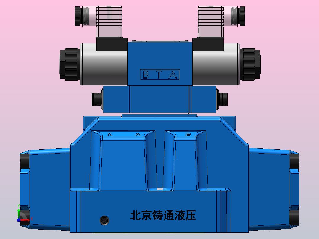 H-4WEH25-S 电液换向阀前视图
