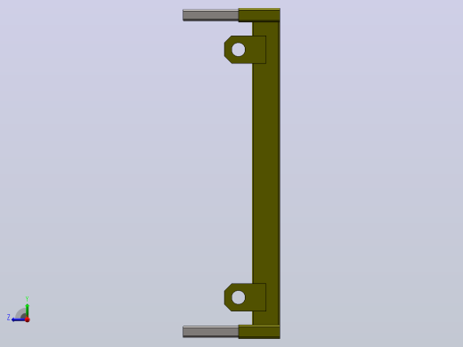 栈板设计（SW+CAD）右视缩略图