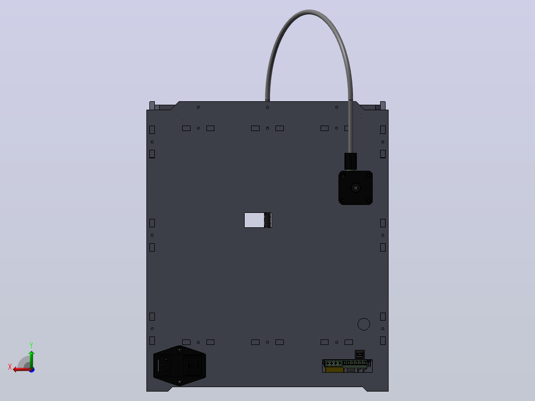 Signum CXY150R2-3D打印机后视图