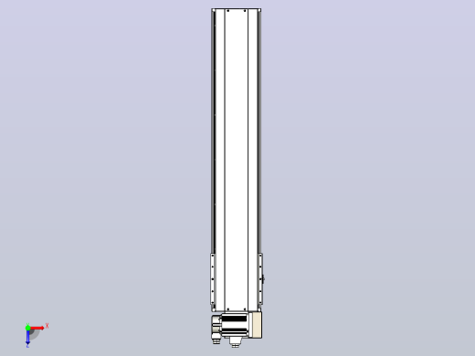 皮带直线轴半封闭可选导轨TPA-HNB-220D-176-L950-RU-C-P1K-N3俯视缩略图