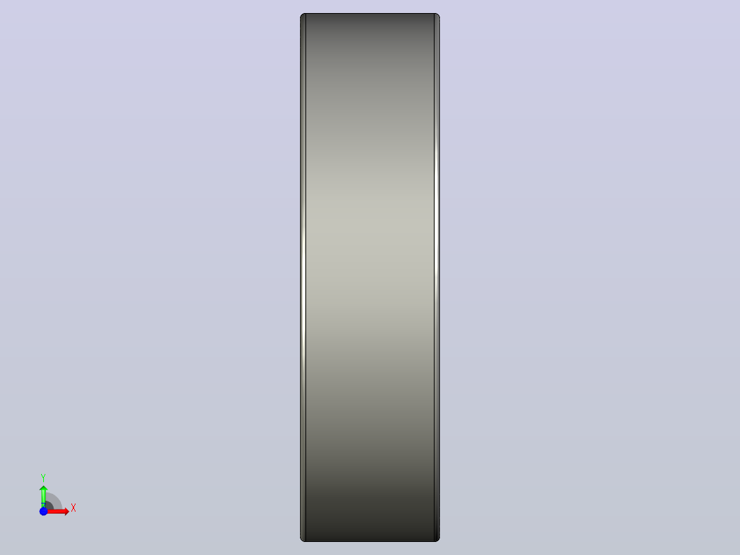 SKF自调心球轴承ball_bearing_2222_k_0前视图