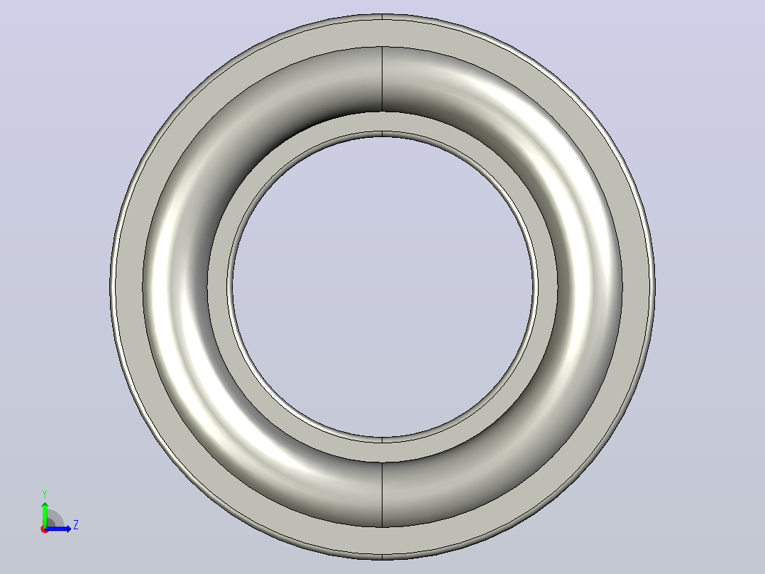 SKF自调心球轴承ball_bearing_2222_k_0左视图