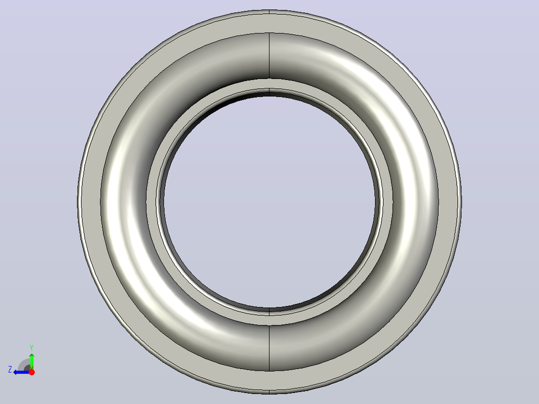 SKF自调心球轴承ball_bearing_2222_k_0右视图
