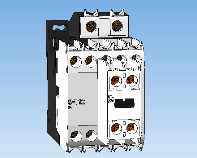 接触器S-T12вс，带附加接线盒UT-AX2三菱电机
