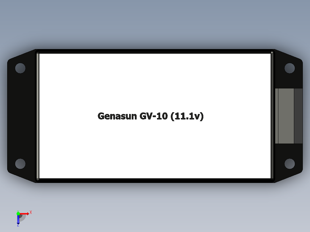 GENASUN GV-10俯视图