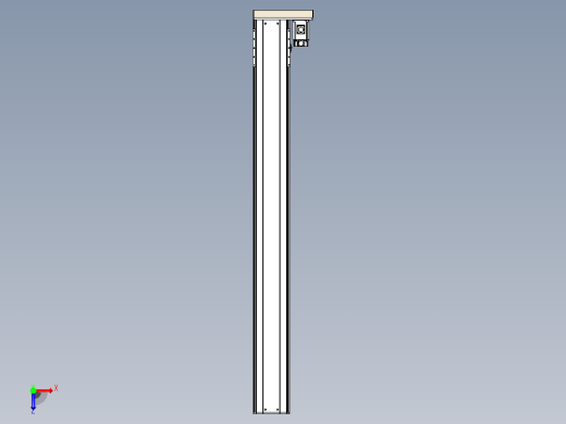 日规模组半封闭丝杆TPA-HNR-220D-3210C-L2050-ML-C-P1K-N3俯视缩略图