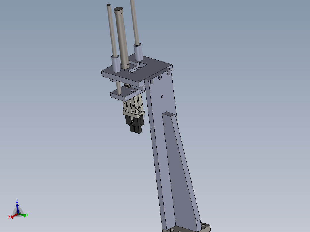 气缸加导杆式取料结构sw12可编辑