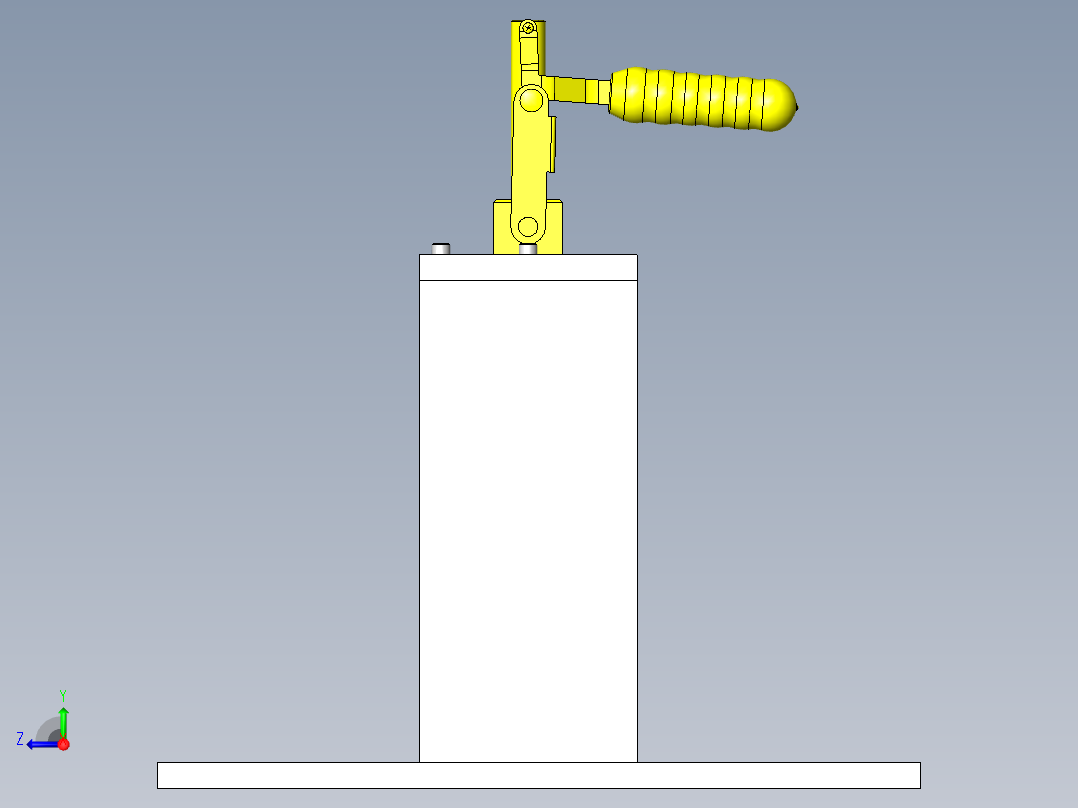 定位夹具右视图