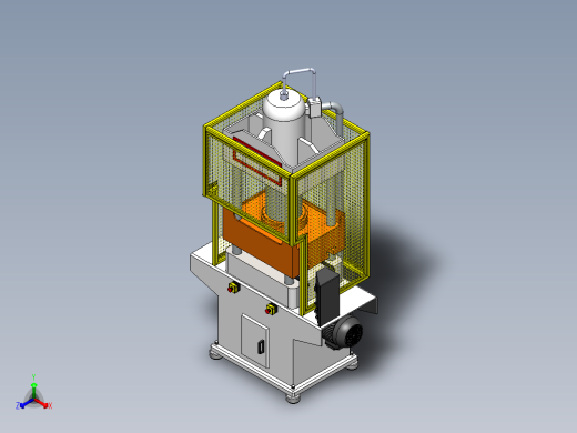 Prensa eka 100T液压机3D数模图纸 STEP格式正等轴测缩略图