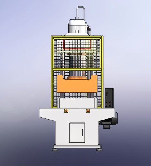 Prensa eka 100T液压机3D数模图纸 STEP格式缩略图