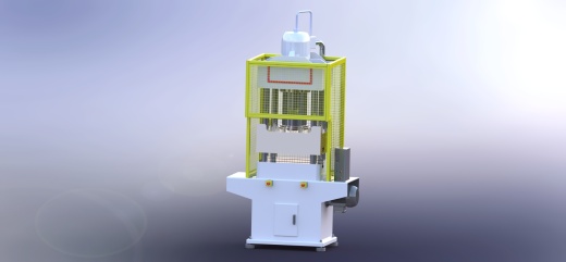 Prensa eka 100T液压机3D数模图纸 STEP格式缩略图