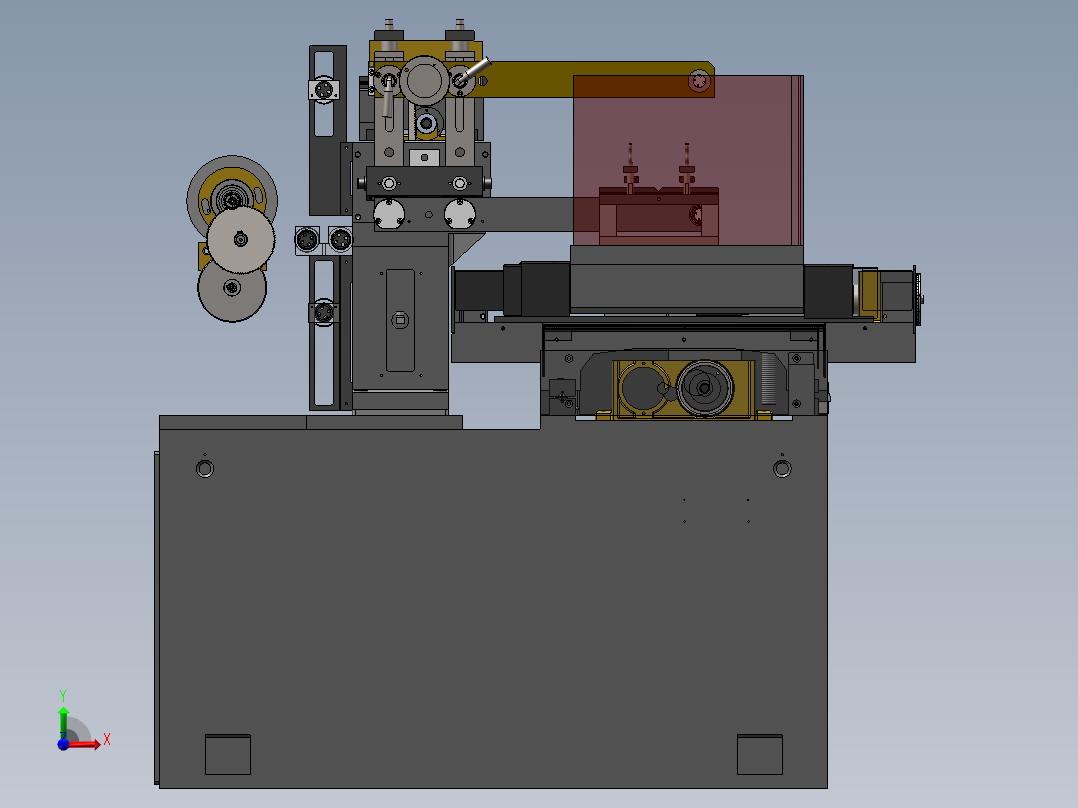 DK系列线切割机床（DK7725线切割）前视图