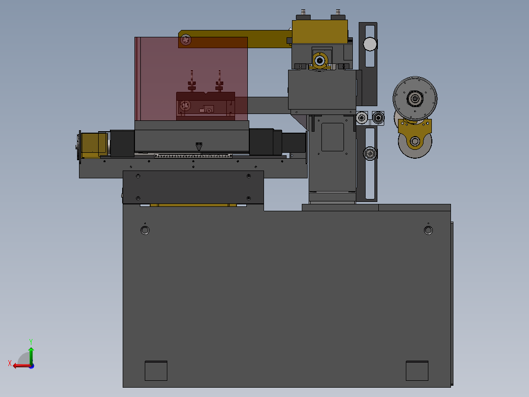 DK系列线切割机床（DK7725线切割）后视图