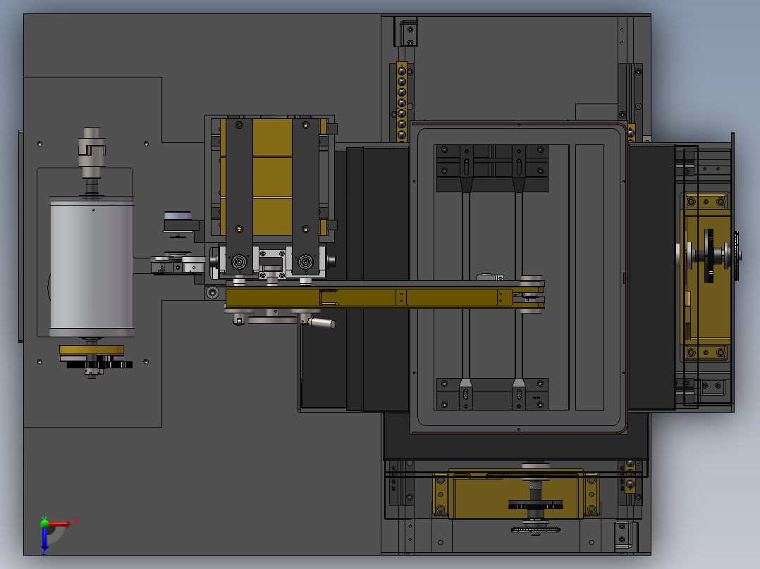 DK系列线切割机床（DK7725线切割）俯视图