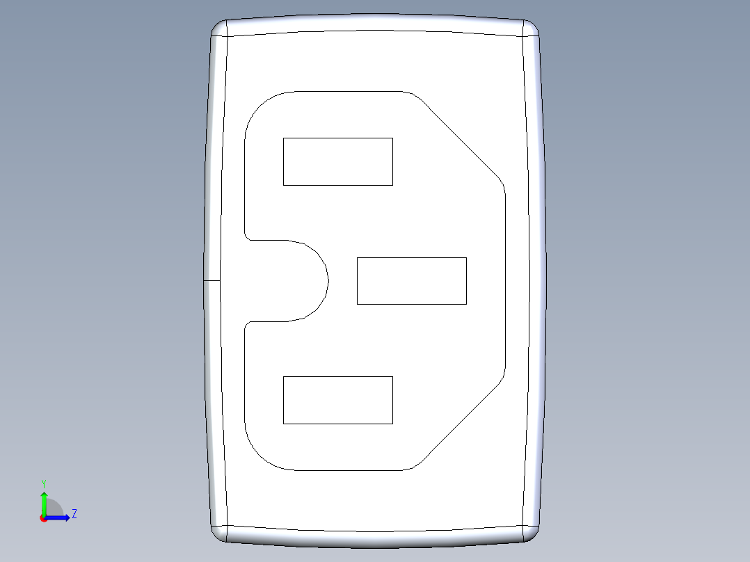 电源插头左视图