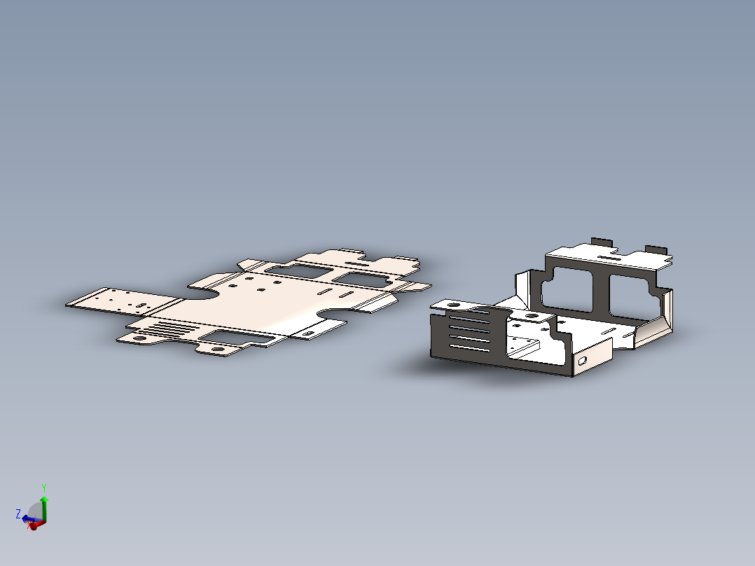 solidworks 金属板组件框架