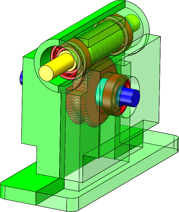 蜗轮蜗杆变速器