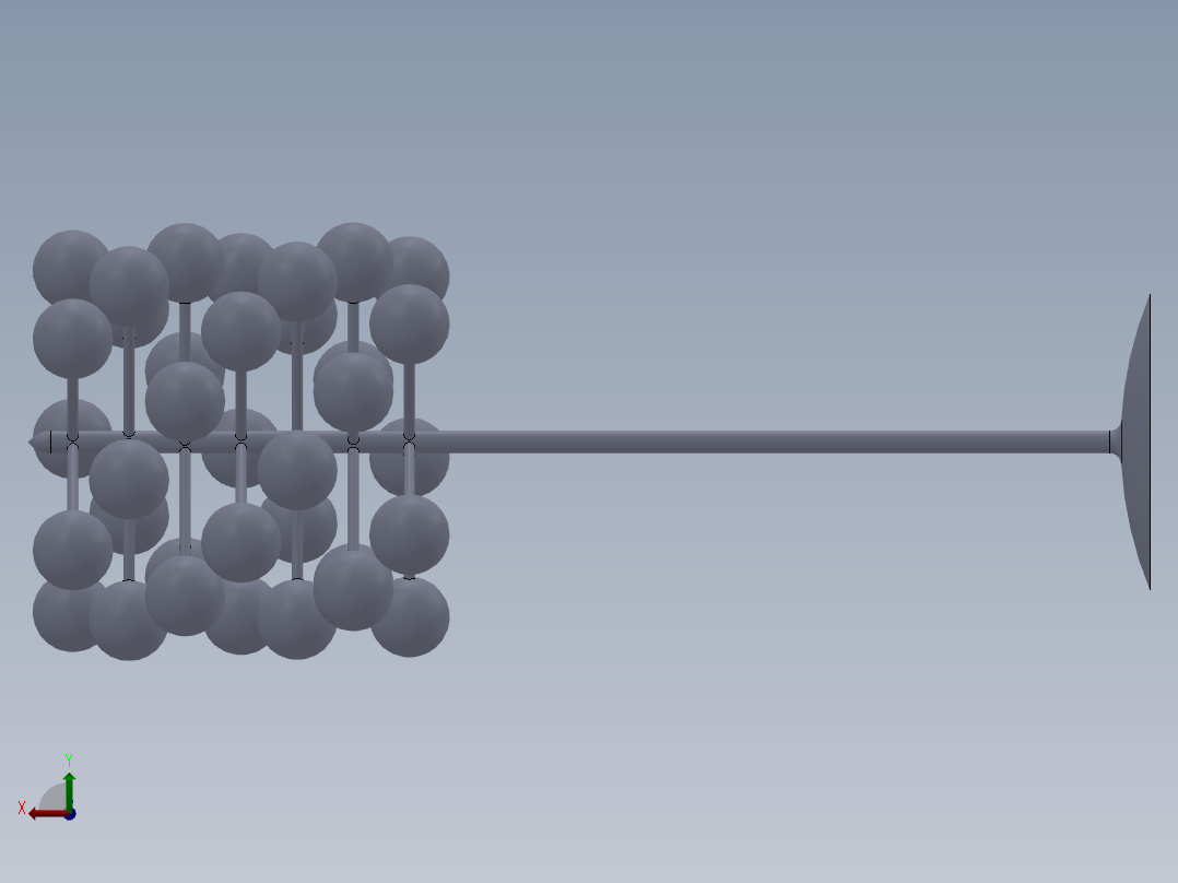 路灯创意设计后视图