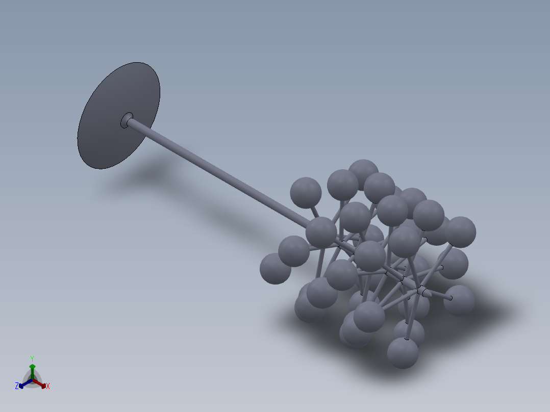 路灯创意设计正等轴测图