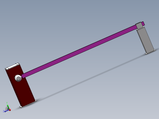 Q038-一种电控式放砸车电动栏杆的设计【三维SolidWorks】