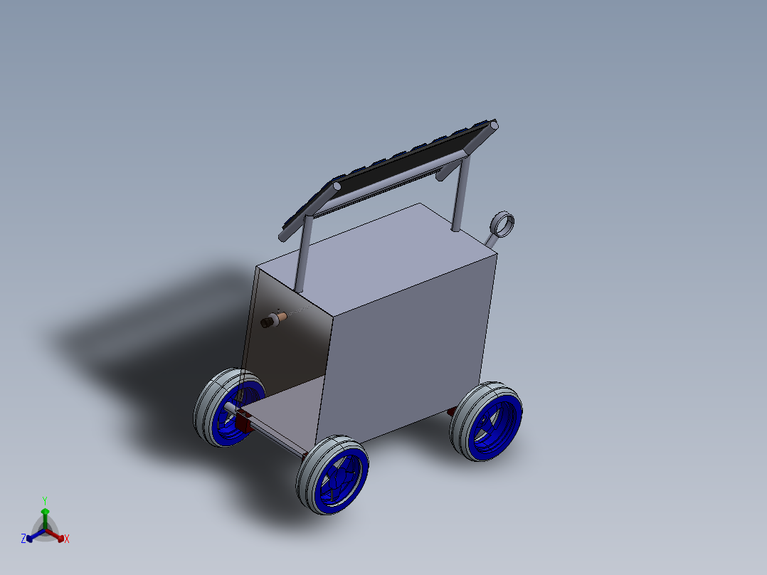 太阳能海水淡化净化厂正等轴测图