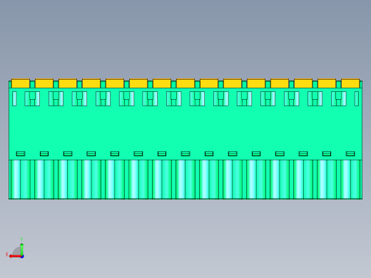 DEGSON 2EDG 系列 5.0mm 可插拔接线端子组-2EDGKD-5.0-15P-14-00AH后视缩略图