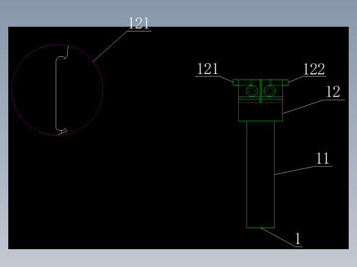 腰带轮双向切削槽刀