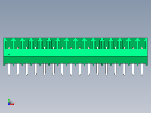 DEGSON 15EDG 系列 3.5mm 插拔式接线端子 FullPack-15EDGLC-3.5-16P-14-00AH前视缩略图