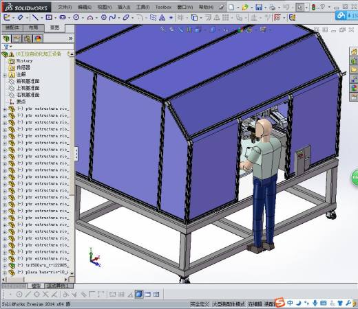 10工位自动化加工设备3D模型缩略图