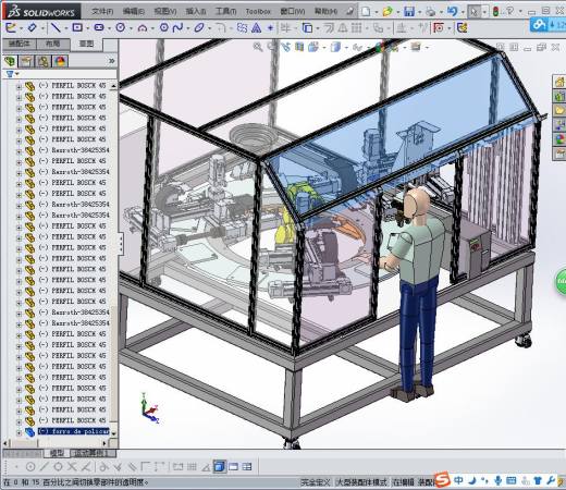 10工位自动化加工设备3D模型缩略图