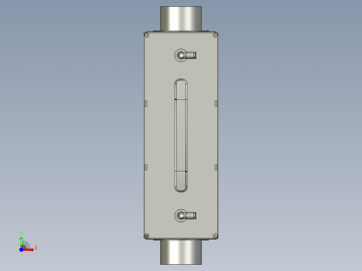 新型暖风换热器前视缩略图