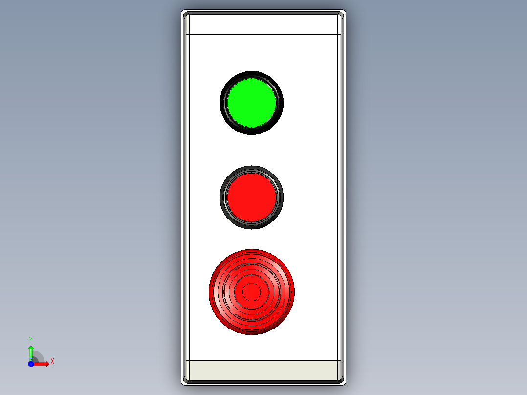 电器柜 电控柜 (121) 机械设计素材前视图