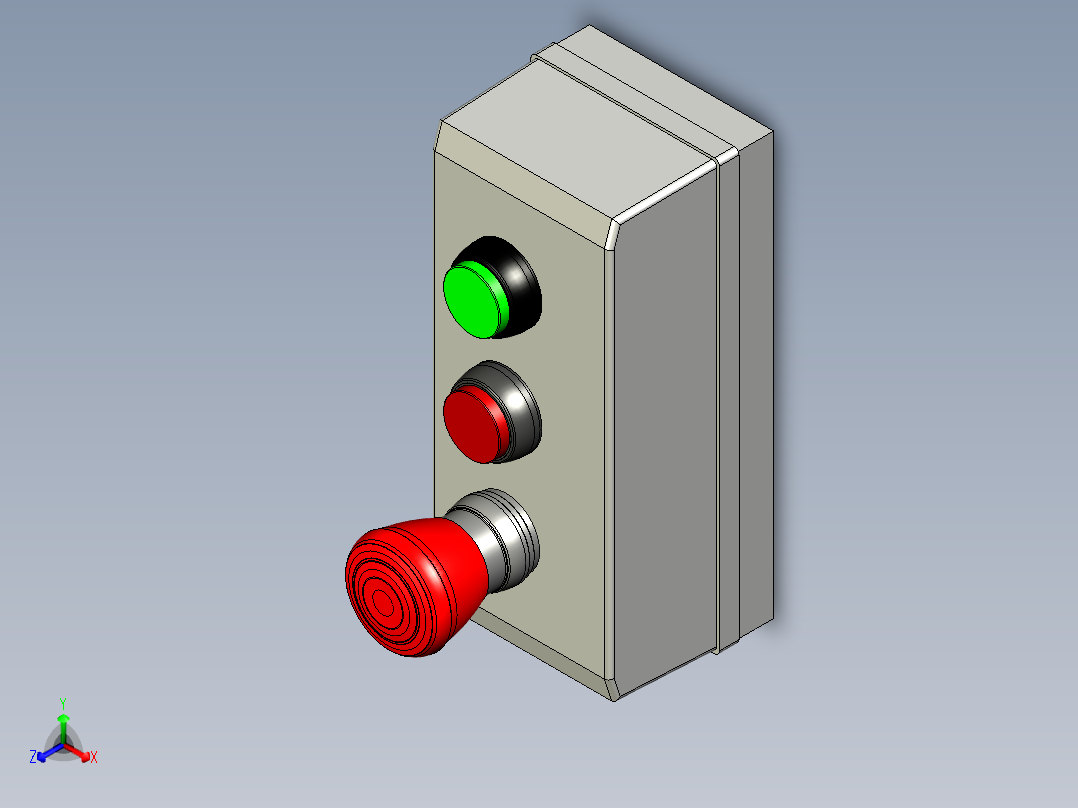 电器柜 电控柜 (121) 机械设计素材正等轴测图