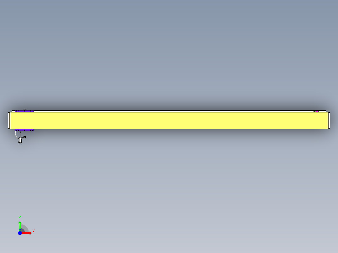 威洛博VL系列直线电机模组-VL14S2-S2450前视图